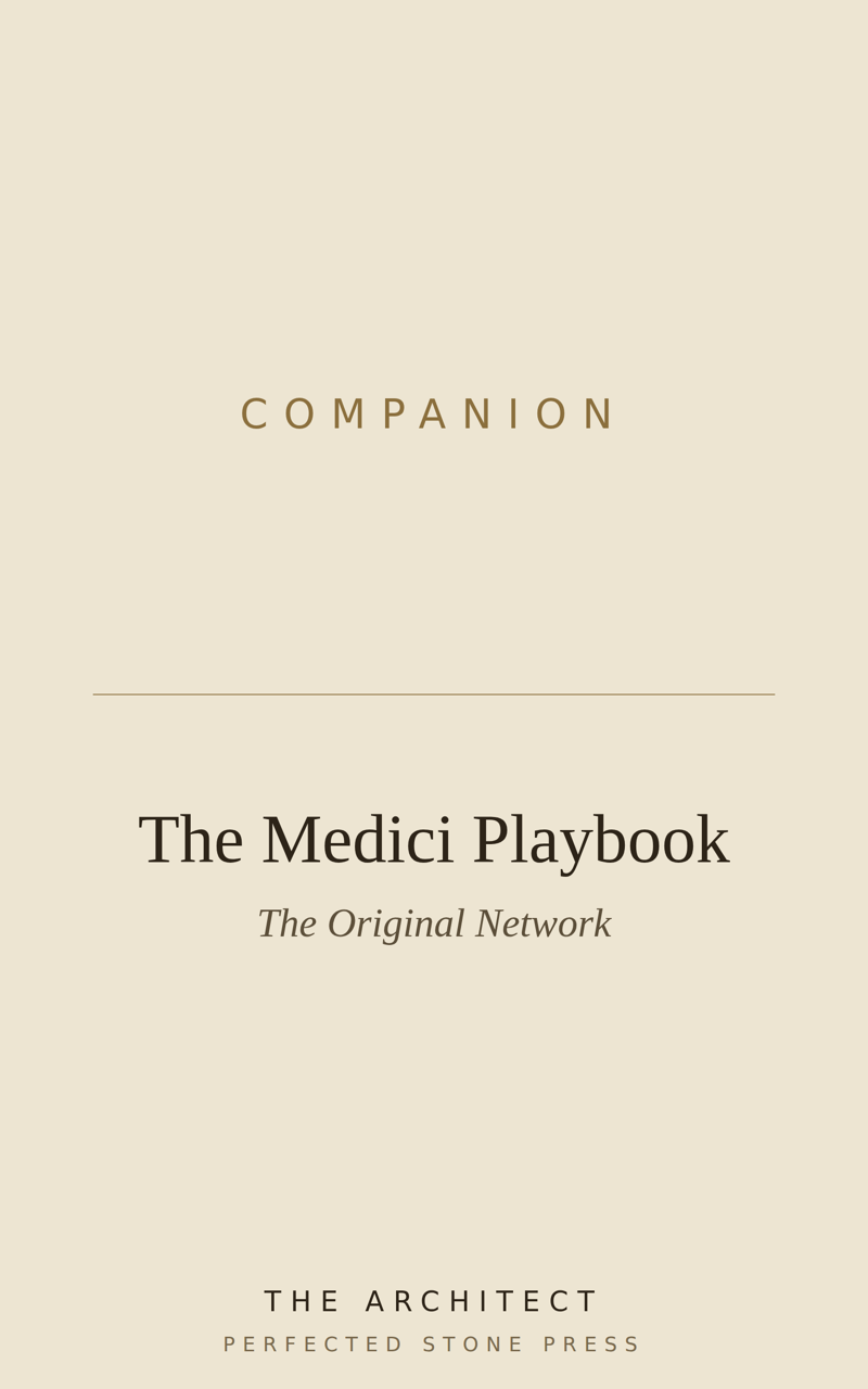 The Medici Playbook cover